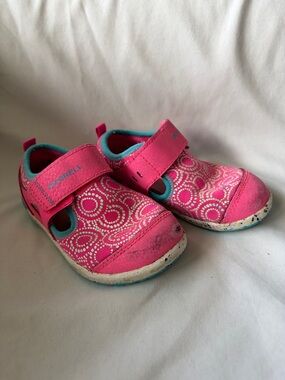 Merrell Kids Pink & Teal Slip-On Water Shoes